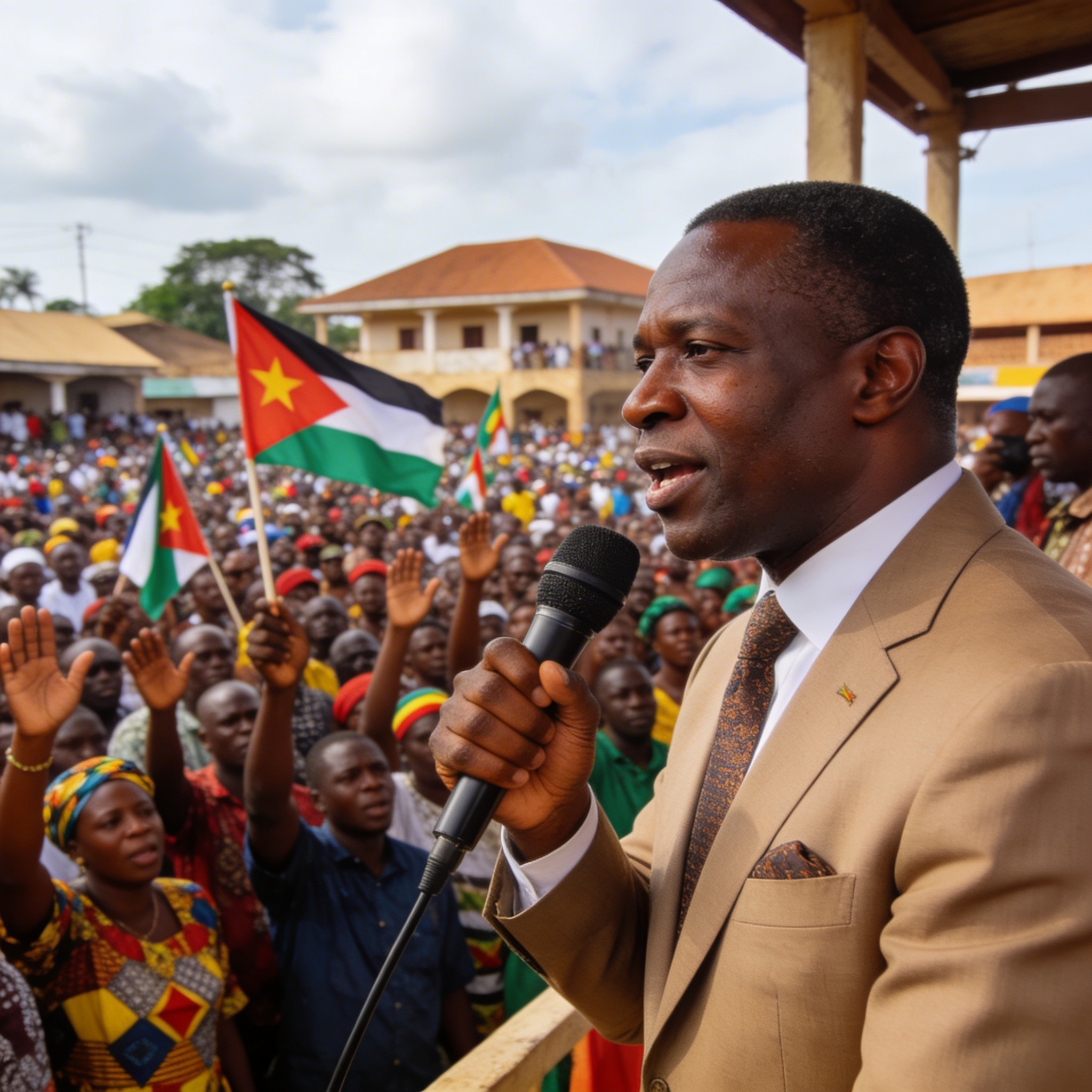 Présidentielle de mars : Destin Gavet lance sa campagne à Ouesso